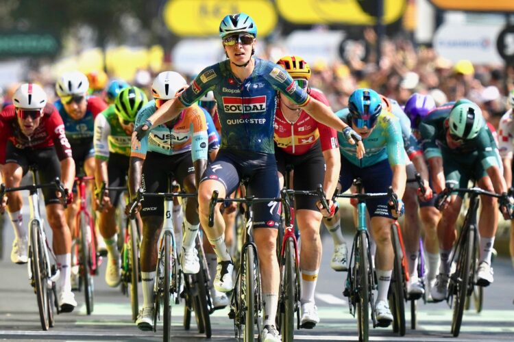 Belgian rider wins stage 7, Pogacar retains yellow jersey